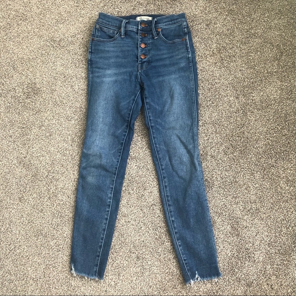 Madewell high rise skinny jeans